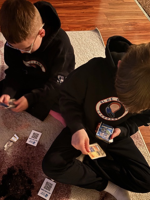 Opening Lacrosse card pack